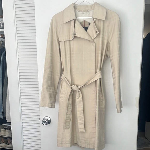 Burberry Cream Trench Coat